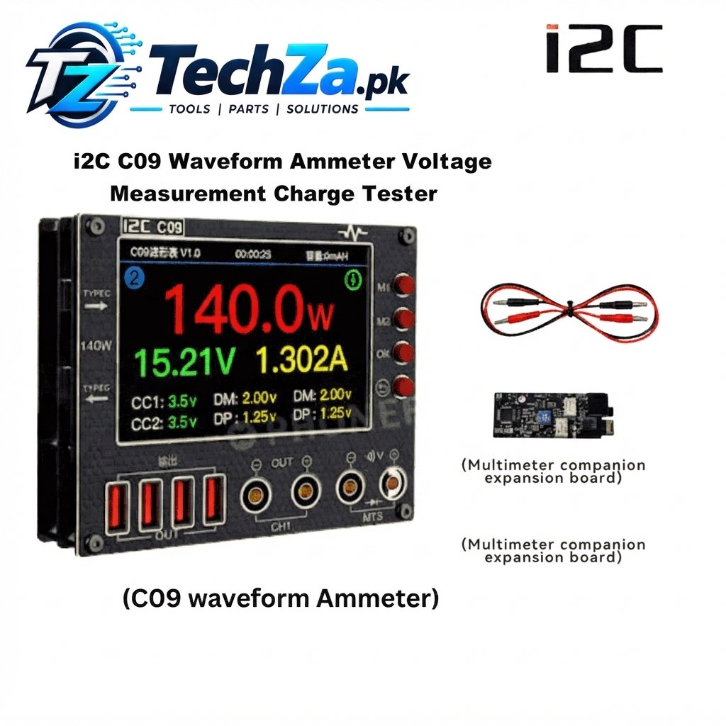 i2C C09 Digital Waveform Ammeter with Charge Detection / Voltage Measurement