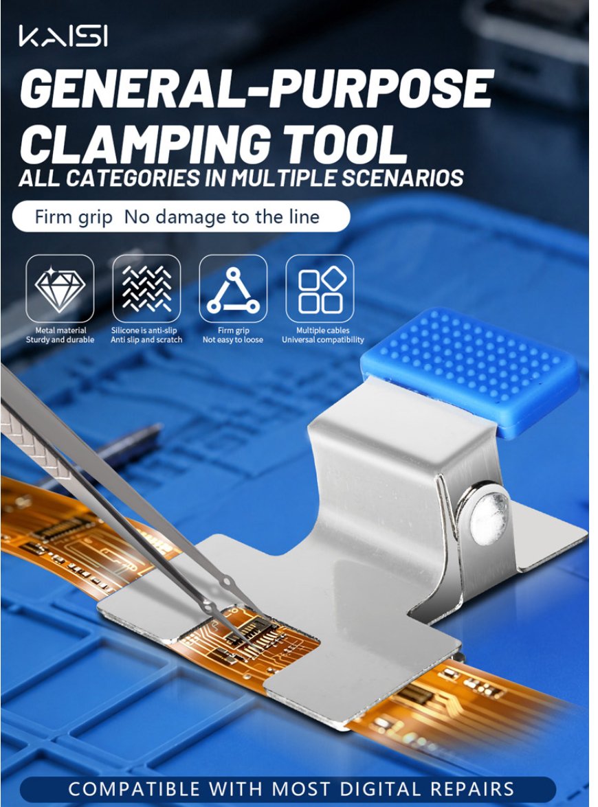Kaisi Universal FPC Flex Cable Clip / Clamp Holder for Mobile Repairing & Soldering — image 3